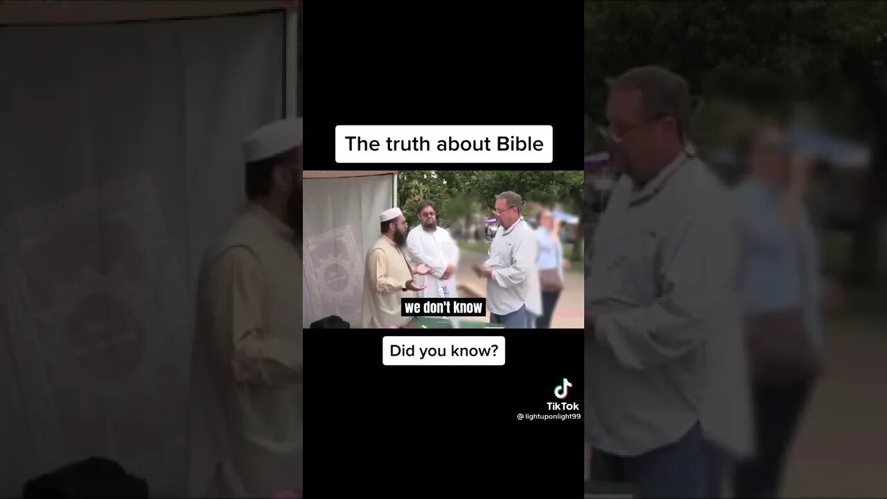 What Muslims say about Bible #Shorts #bible