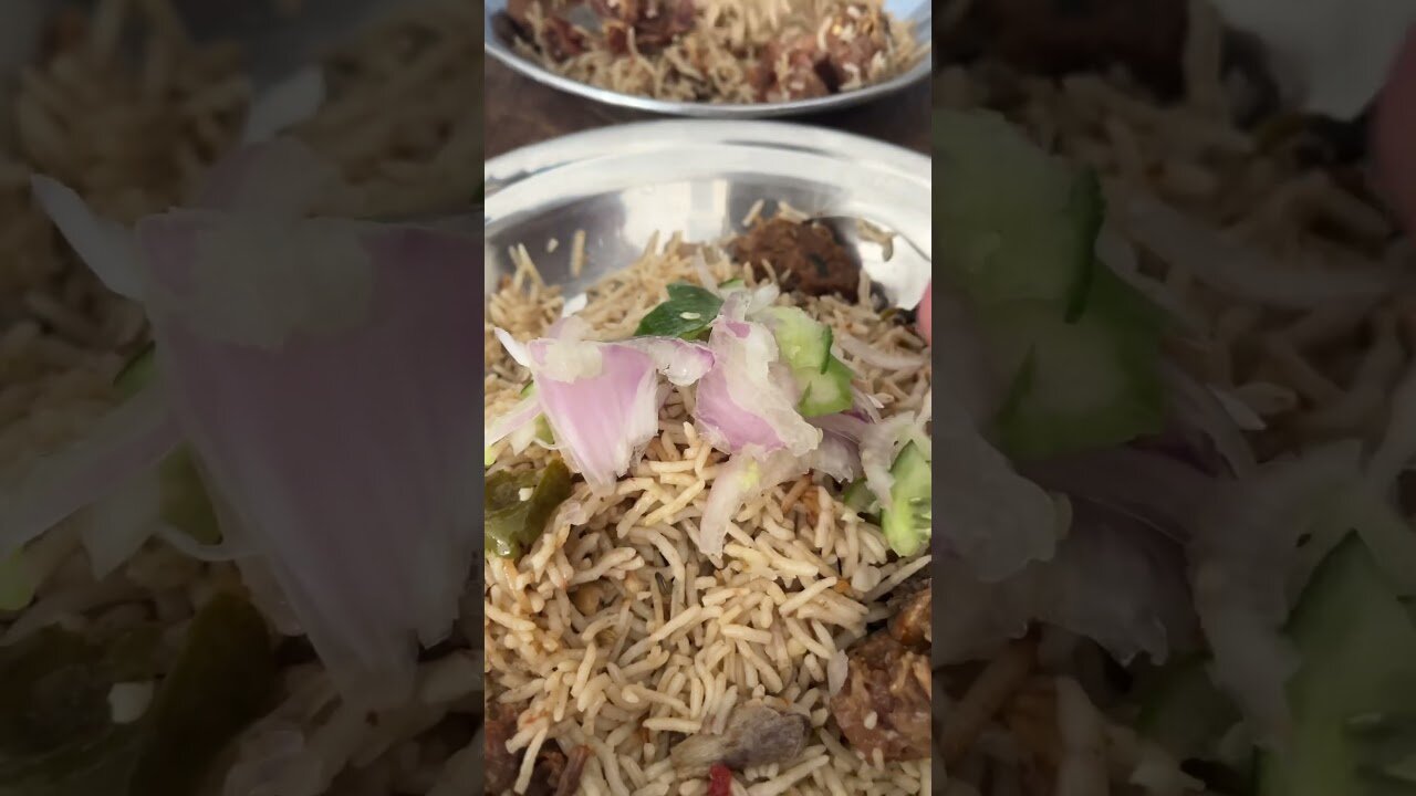 Love this kind beef biryani fully loaded yumm #beef #foodies