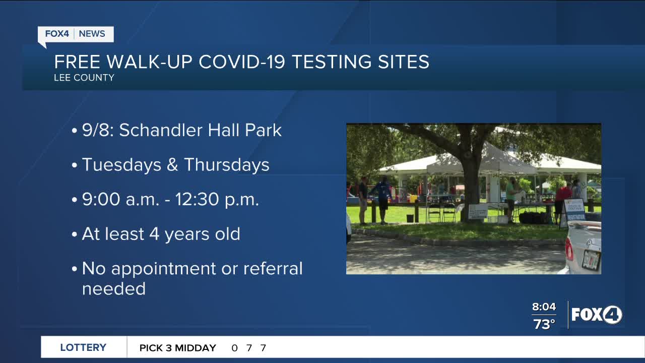 Free pop up COVID-19 testing site