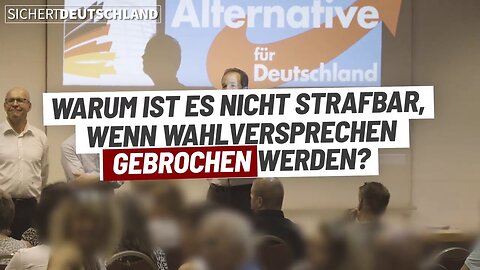 "Die Beschädigung der Demokratie muss enden." Matrin Sichert, AfD 18.08.2023