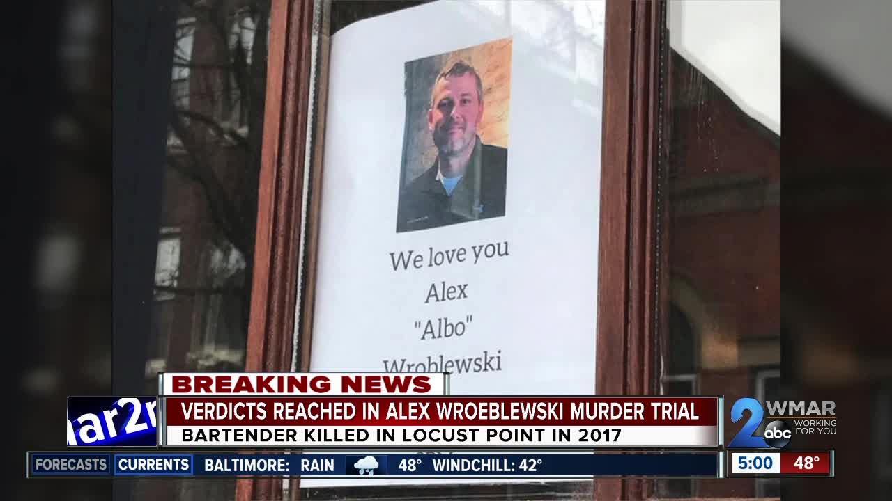 Man accused of killing Federal Hill bartender found guilty of 2nd-degree murder