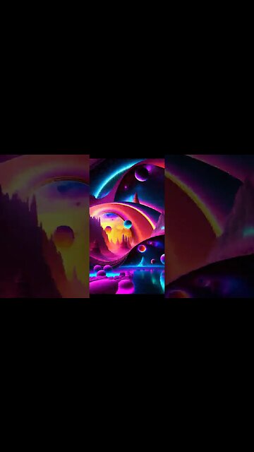 Trippy Animations Space!PT7🌟🌞🌘#shorts #space