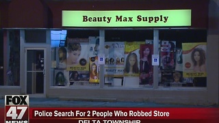 Beauty supply store robbed in Delta Township