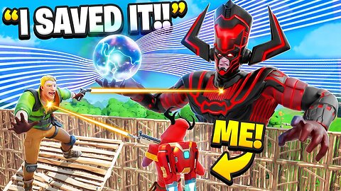 I SAVED The Galactus Live Event! (Fortnite)