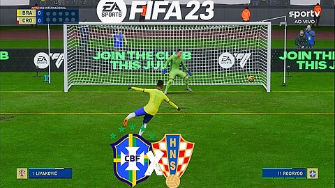 FIFA 23 - BRASIL VS CROÁCIA QUEM VENCE ???