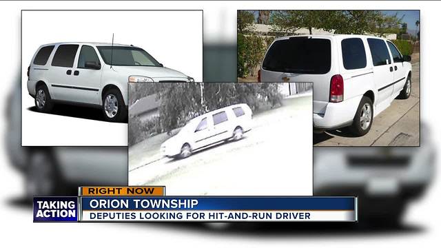 Oakland Co. Sheriff's Office looking for hit-and-run suspect that struck woman walking her dog