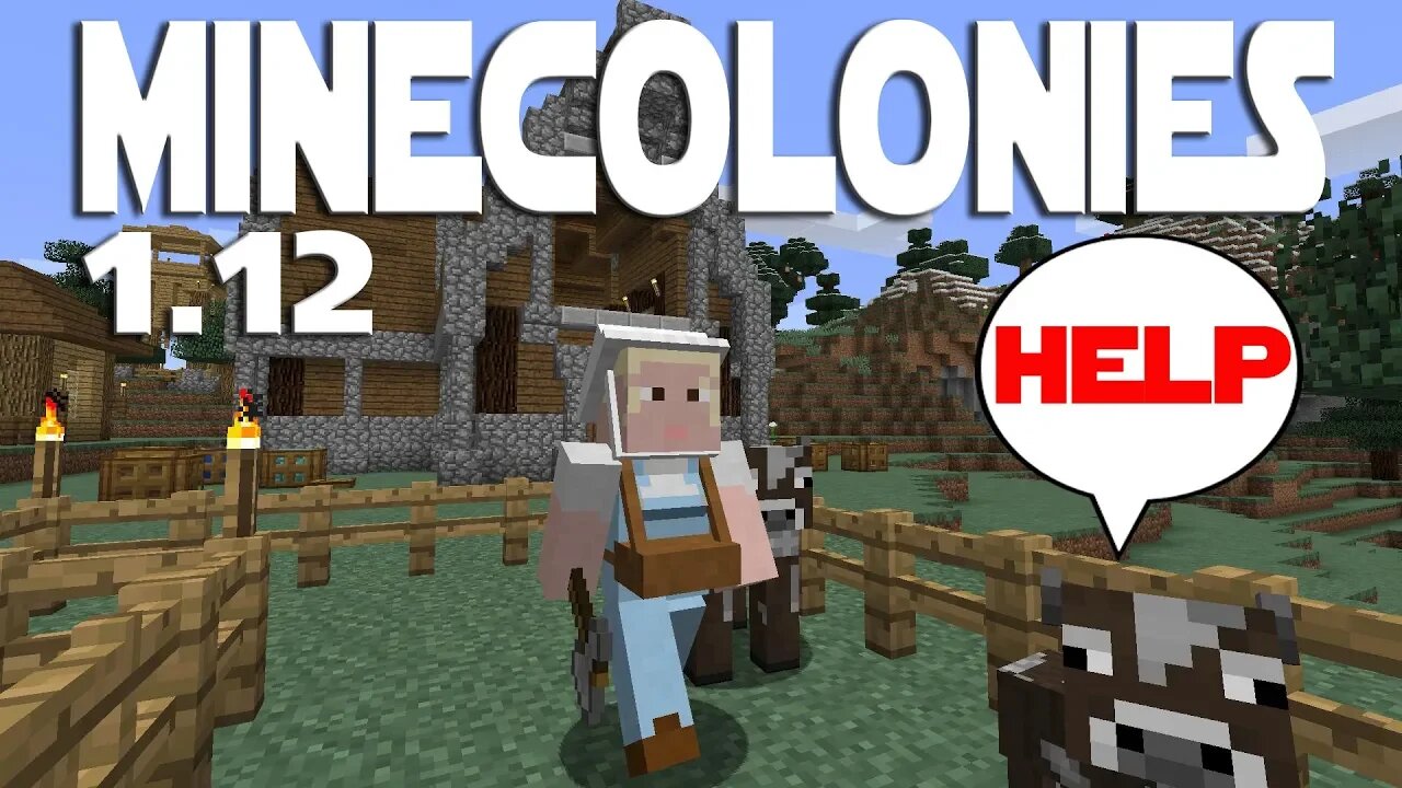 Minecraft Minecolonies 1.12 ep 15 - Cow Boys Like Milk