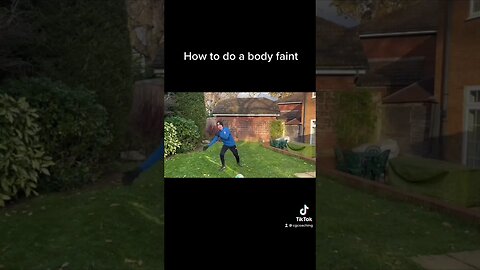 How to do a body faint in football