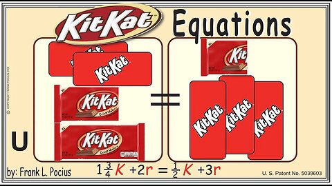 VISUAL KITKAT XL 1.75K+2r=0.5K+3r EQUATION _ SOLVING BASIC EQUATIONS _ SOLVING BASIC WORD PROBLEMS