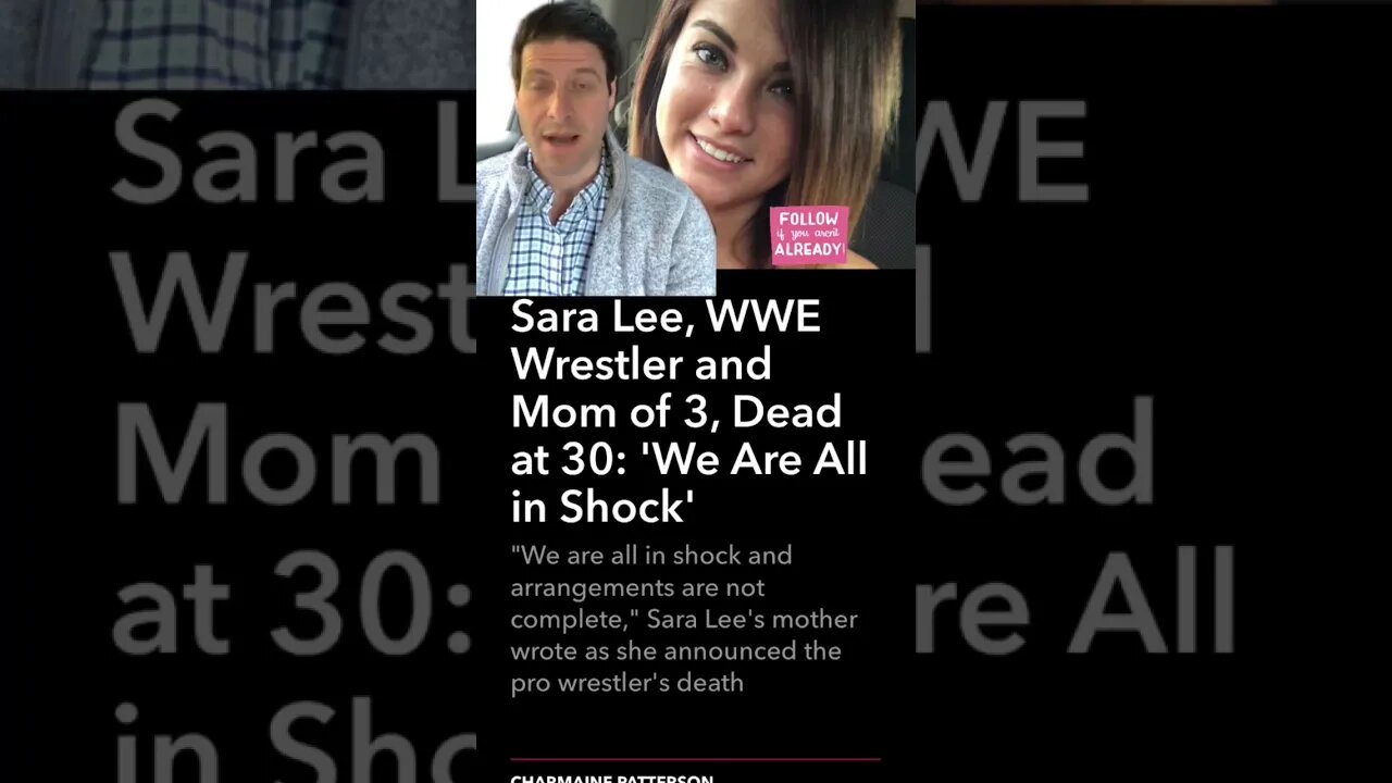 WWE Sara Lee Dead at 30! 😳