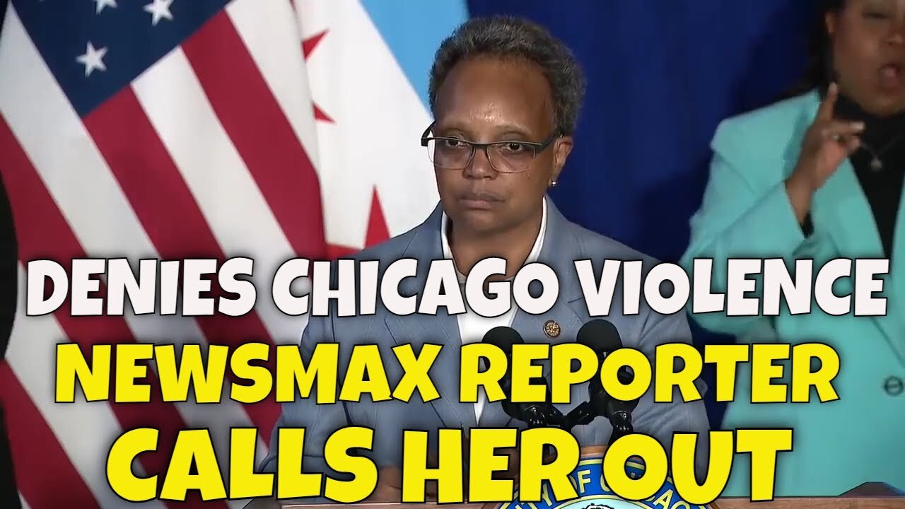 Lori Lightfoot gets HAMMERED by Newsmax Reporter over Rise of Violence in Chicago