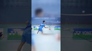 The Net Drop and Net Spin Shots in Badminton - Abhishek Ahlawat #shorts