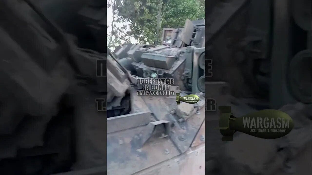 A look around a destroyed M2A2 Bradley ODS-SA at Rabotino