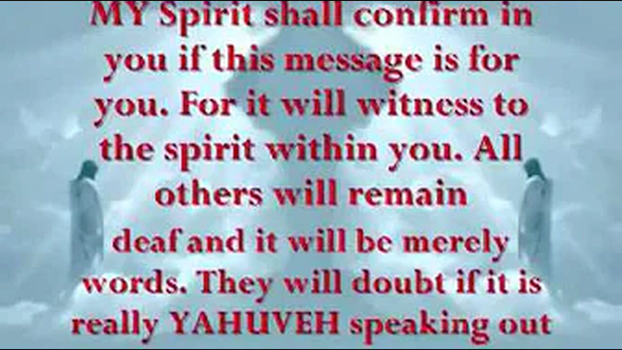 Amightywind Prophecy 5 - You Are MY Hidden Treasure, You Are MY Hidden Weapon! "The footsteps of the Godly are ordained by YAHUVEH. Keep following MY footsteps and lead others unto ME." (mirrored)