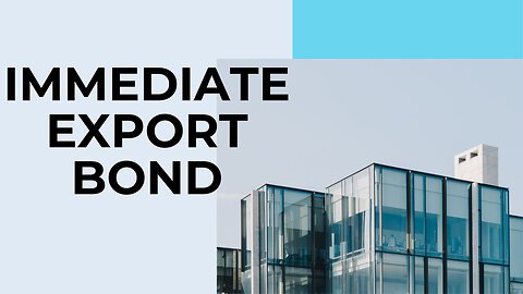 Immediate Export Bond: What It Is and How It Can Help Your Business