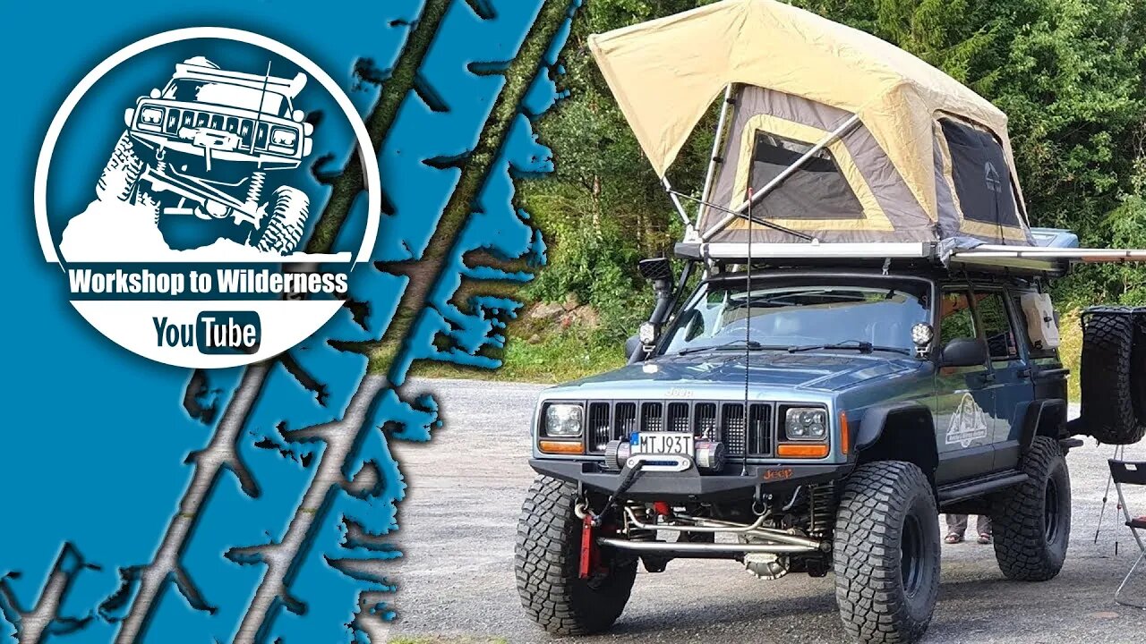 Overland Family Camping the Swedish High Coast (Höga Kusten) in our Jeep Cherokee XJ