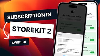 Subscription in SwiftUI ~ StoreKit Manager 2 - SwiftUI Tutorial