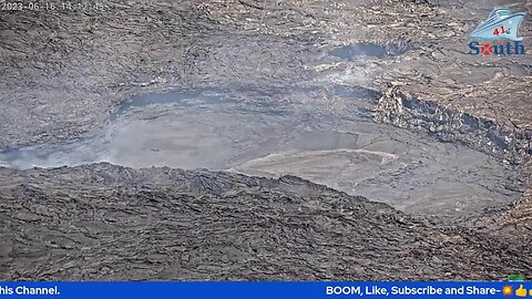 Kīlauea Volcano Live Stream - Halemaʻumaʻu crater Real Time Action. 17/06/2023.