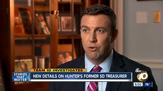 New details on Hunter's former SD treasurer