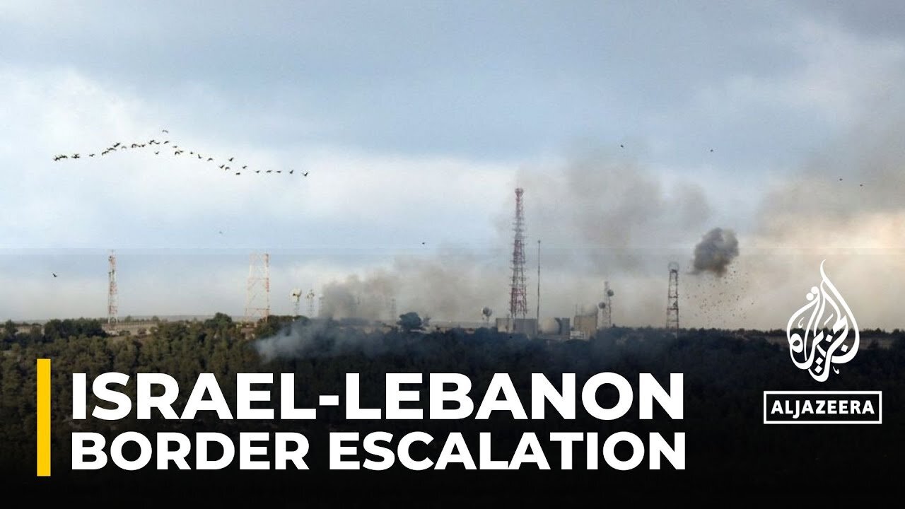 Israel-Lebanon border tensions_ Israeli air strikes target Lebanese town