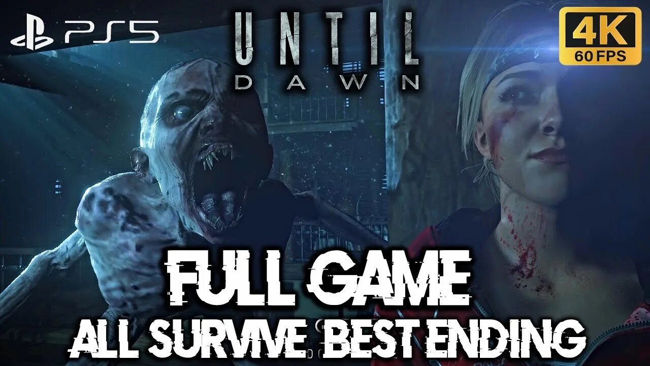 Most Horrifying & Thrill GameMust Watch Until Dawn 4K PS5 Gameplay Part 3 #untildawn #horrorgaming m