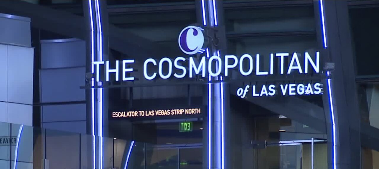 Dive-in movies by the pool at Cosmopolitan Las Vegas