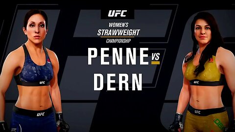 EA Sports UFC 3 Gameplay Mackenzie Dern vs Jessica Penne