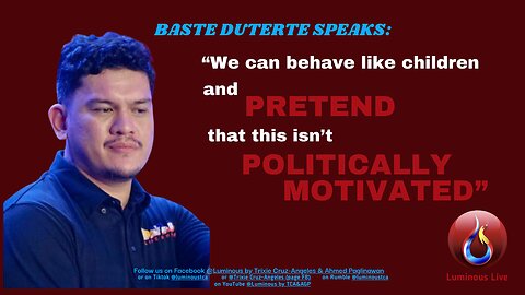 Baste Duterte speaks