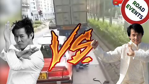 Jackie Chan and Jet Li fight on the streets of Asia 😂