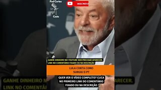 CRIAÇÃO DO PT #shorts #lula #pt #partidopolitico #partidodostrabalhadores #política