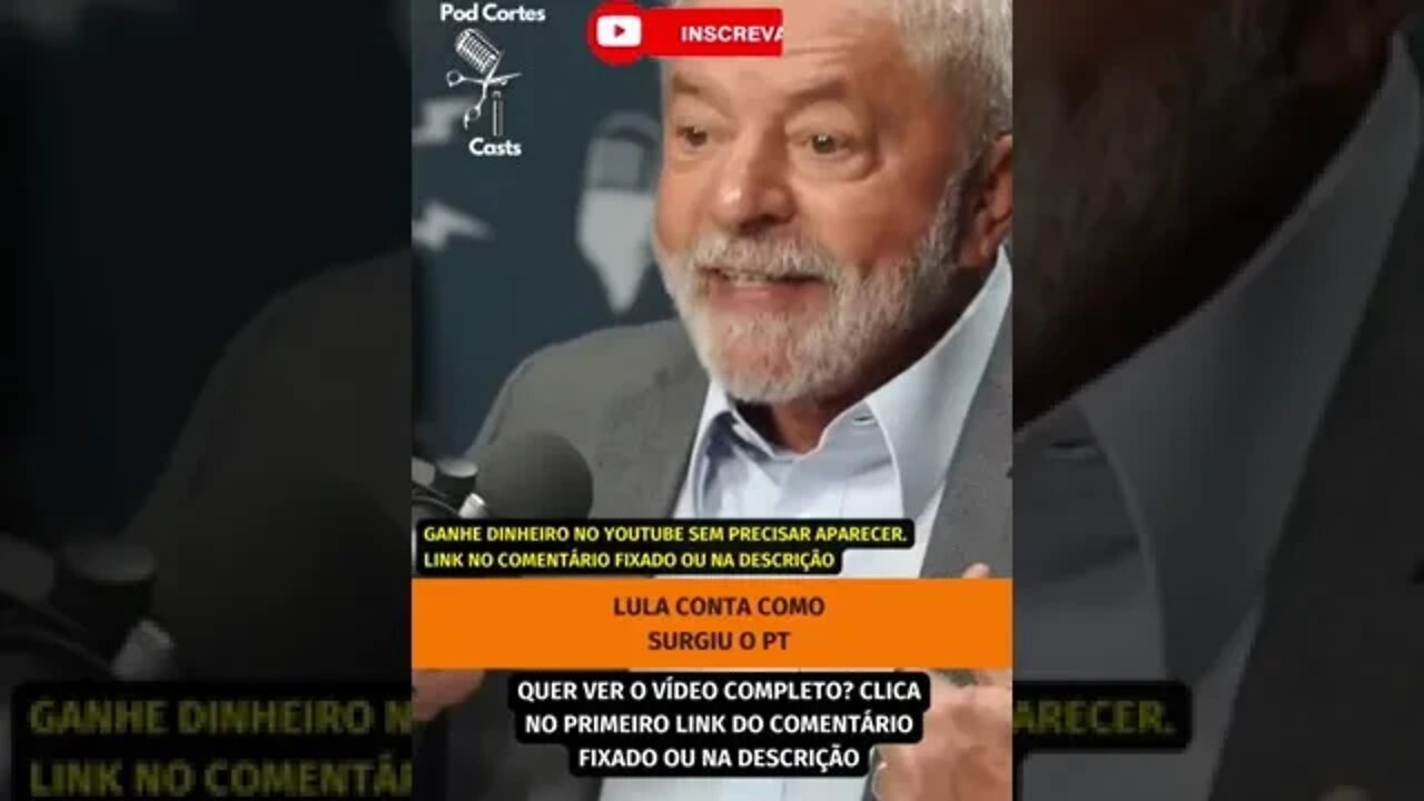 CRIAÇÃO DO PT #shorts #lula #pt #partidopolitico #partidodostrabalhadores #política