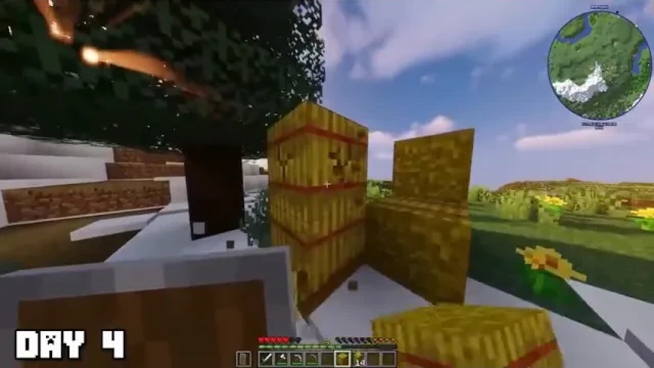 I Survived 100 Days as an ELEPHANT in Minecraft 1