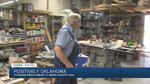 Toymaker brings smiles to kids