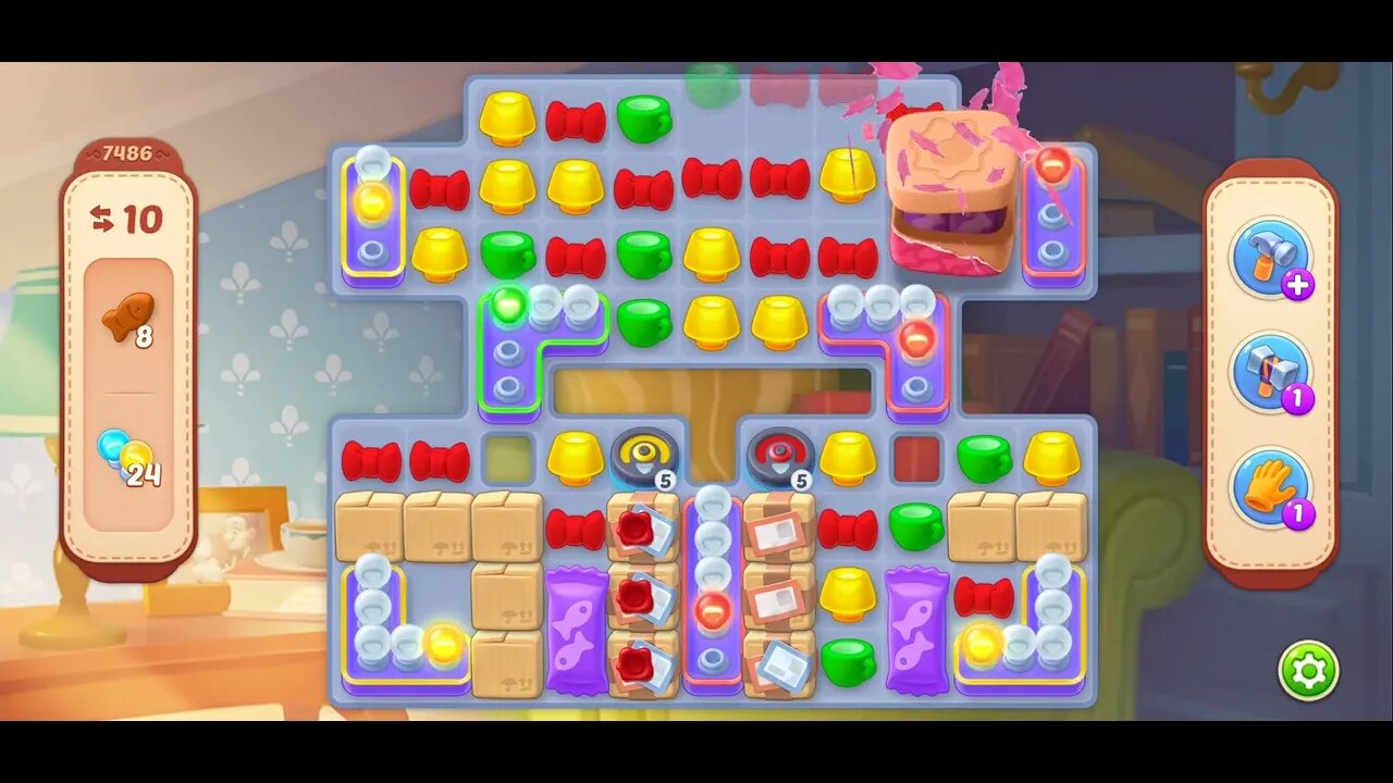 Playrix Homescapes Gameplay Walkthrough Level 7486