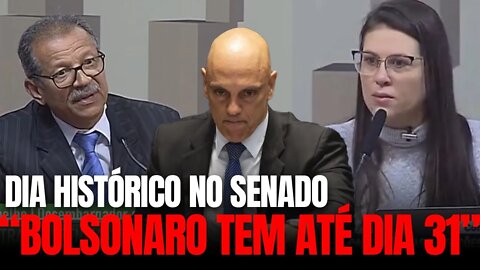 Dia histórico no Senado. Bárbara lava alma e Desembargador pede prisão de Ministro outra vez