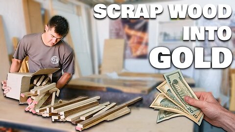 Turning scrap wood into a MASSIVE tv unit (cost me $0.00)