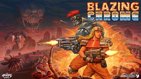 Blazing Chrome | Mission 1 - Ruins Of The East Capital (Normal) Mavra - Nintendo Switch 🕹️​👾​🎮​