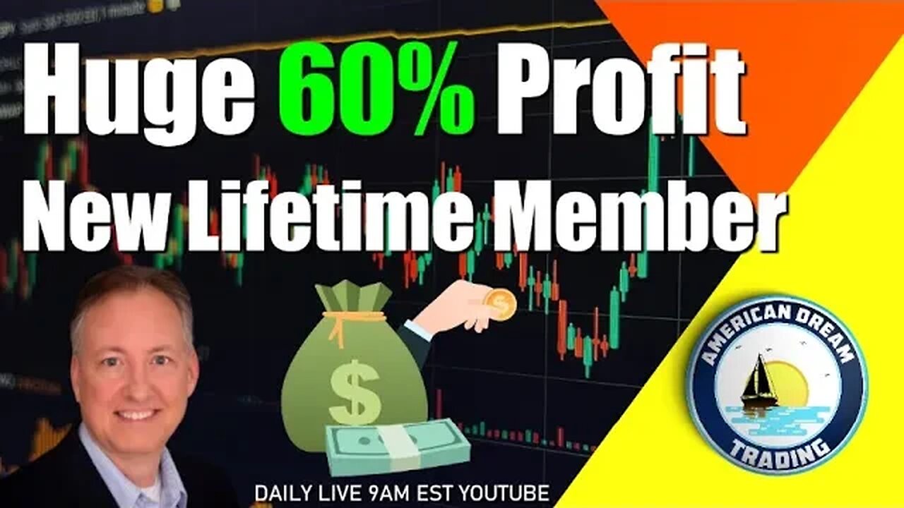 Huge 60% Profit New Lifetime Member Stock Market