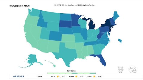 Michigan is the new epicenter of COVID-19 in the U.S.