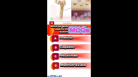 Leukemia mcqs #blood #leukemia 🩸🏥🧍🧍‍♂️