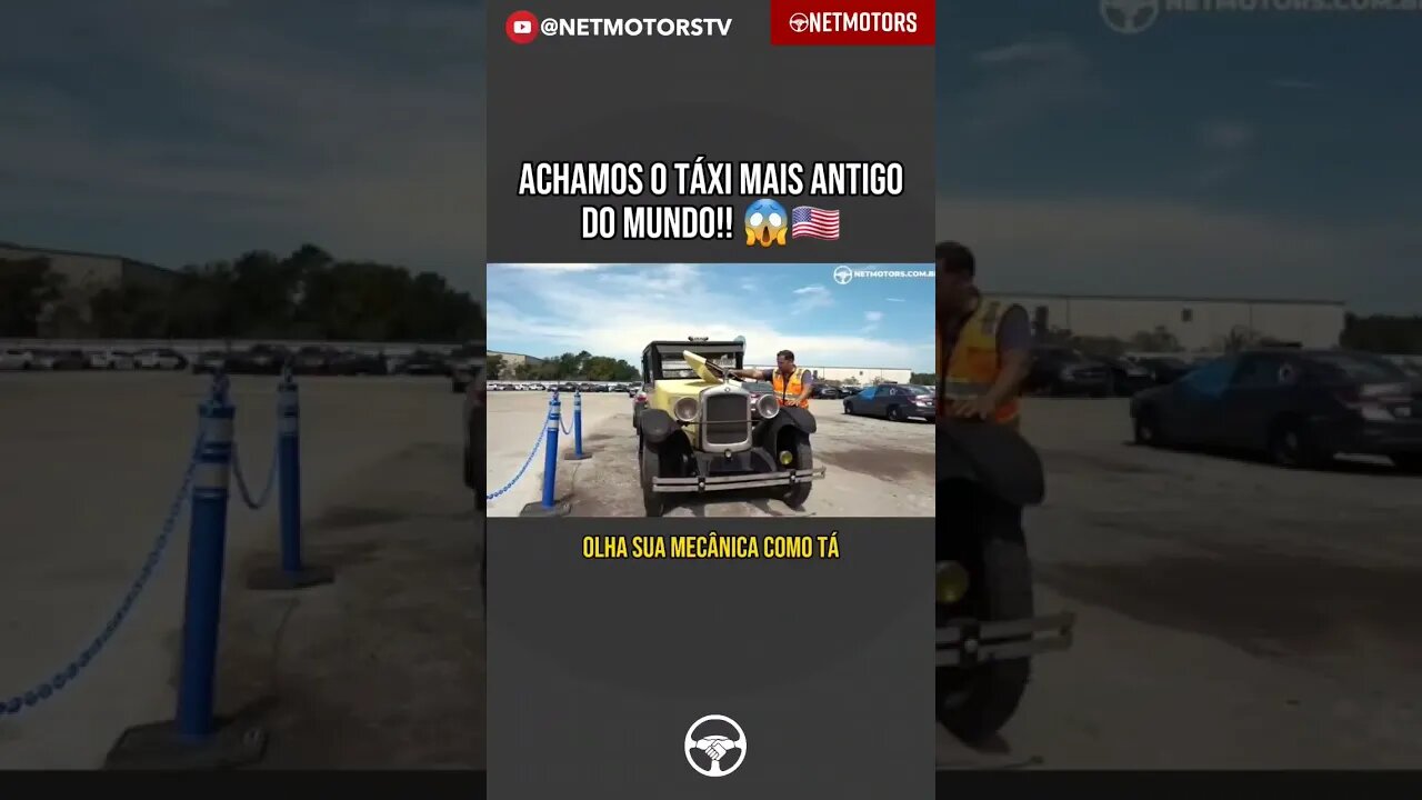 ACHAMOS O TAXI MAIS ANTIGO DO MUNDO! #carros #shortsvideo #carrosclassicos #shortsfeed #viral #auto