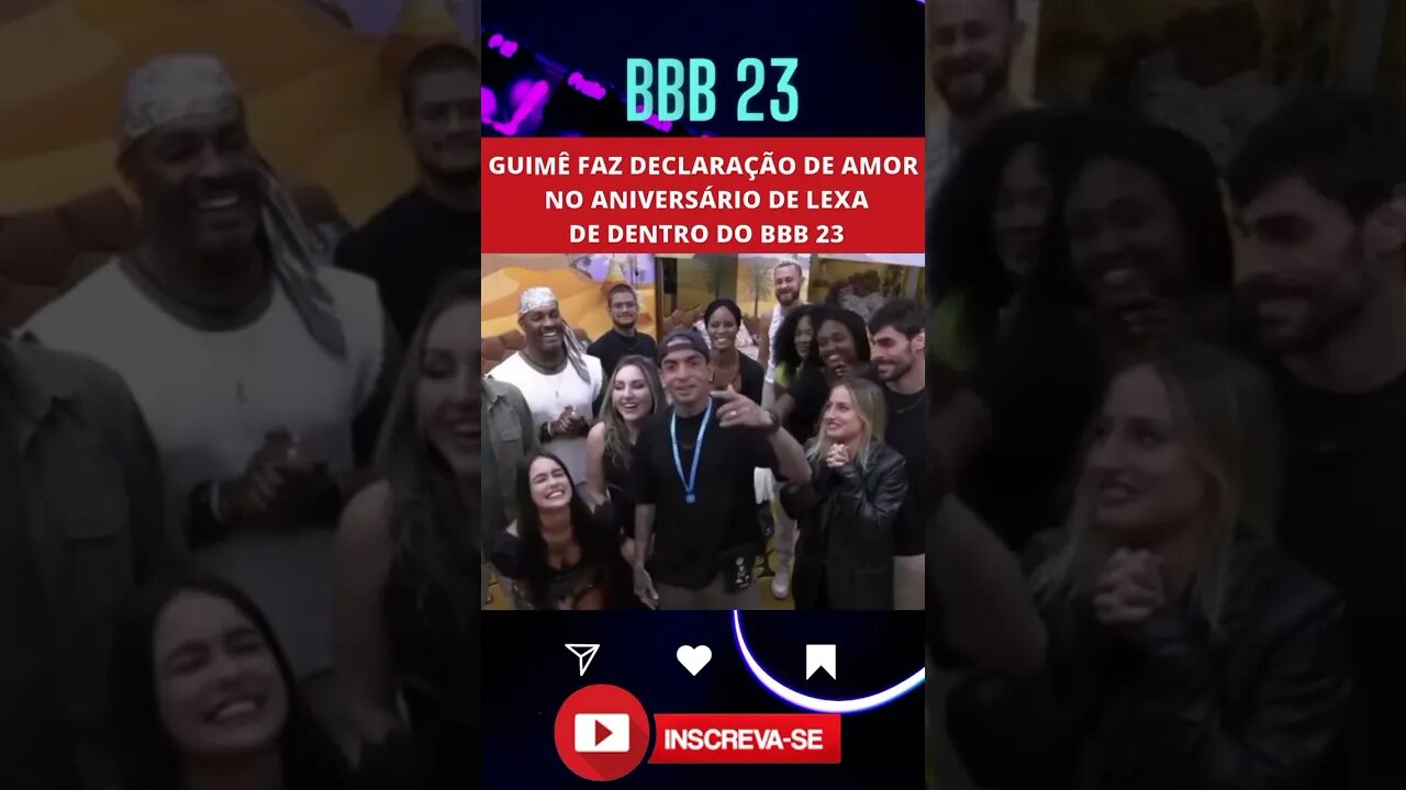 MC GUIMÊ SE DECLARA PARA LEXA DE DENTRO DO BBB 23 #corta #bbb23 #bbb