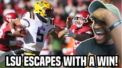 #7 LSU at Arkansas | 2022 College Football Highlights Reaction