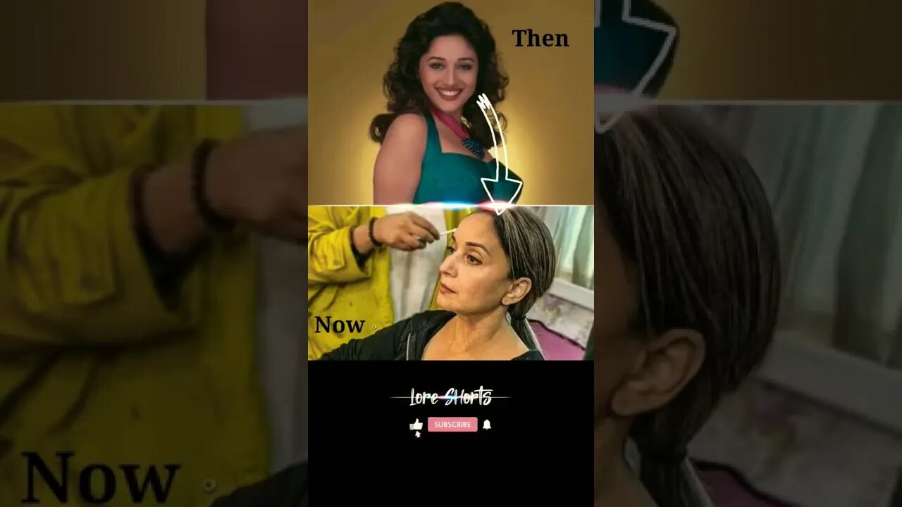 Madhuri Dixit Then and Now | Getting Ready for the Shoot #shorts #ytshorts #madhuridixit