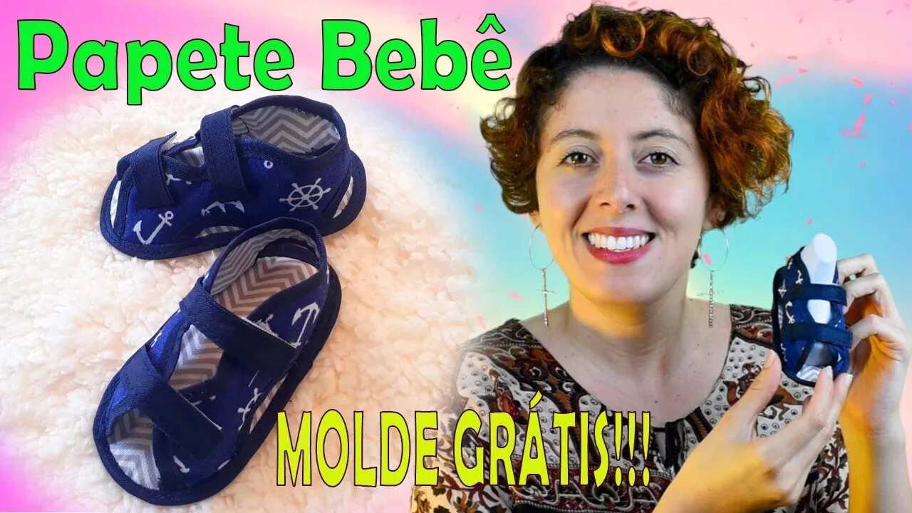 Como Fazer Papete Bebê. Molde Grátis!