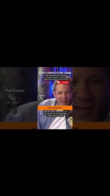 SOBRE O GOVERNO DO PT #shorts #haddad #fernandohaddad #lula #pt #eleições2022