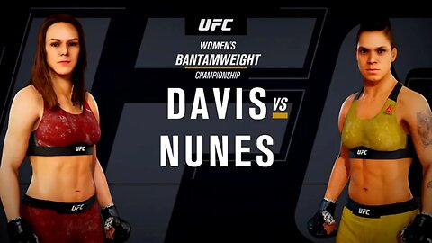 EA Sports UFC 3 Gameplay Amanda Nunes vs Alexis Davis