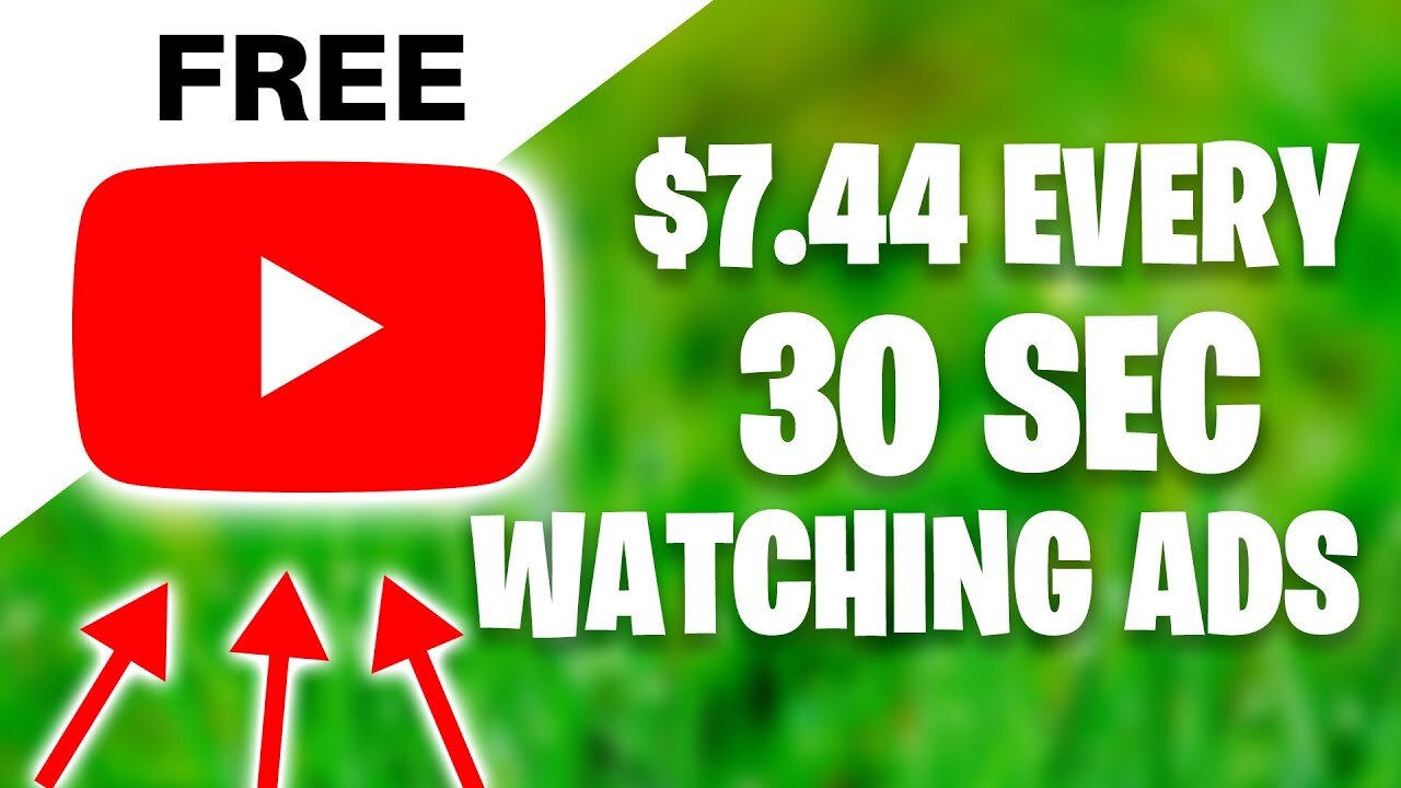 Earn 7.44$ every 30;sec by watching ads