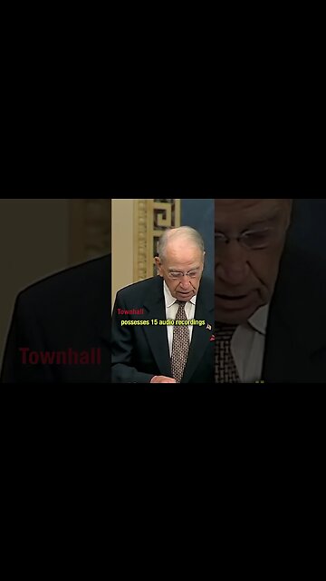 Chuck Grassley claims there are AUDIO RECORDINGS of Biden's alleged bribery scheme