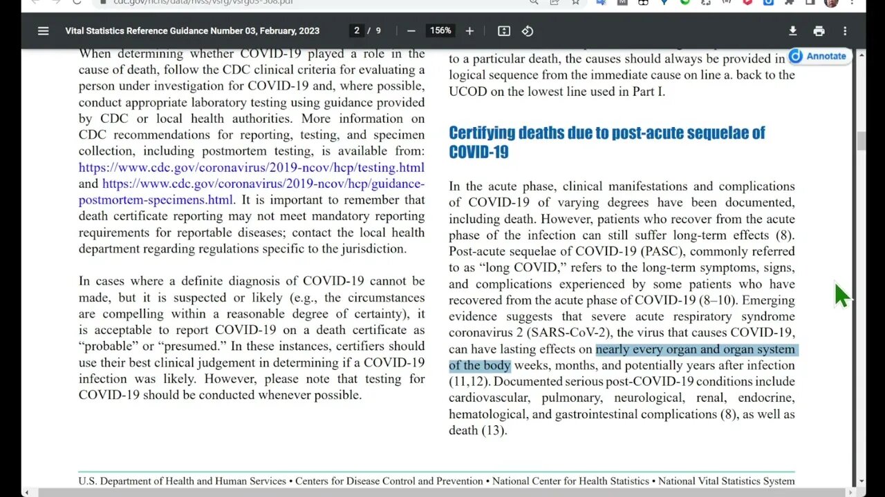 美國疾病預防控制中心的報告指出，“COVID-19 在感染後數週、數月甚至數年可能對身體的幾乎每個器官和器官系統產生持久影響”